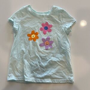 Short sleeve T Shirt flowers 3T